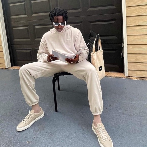 New Talentless Men's Lightweight Hoodie in Cement Size Large